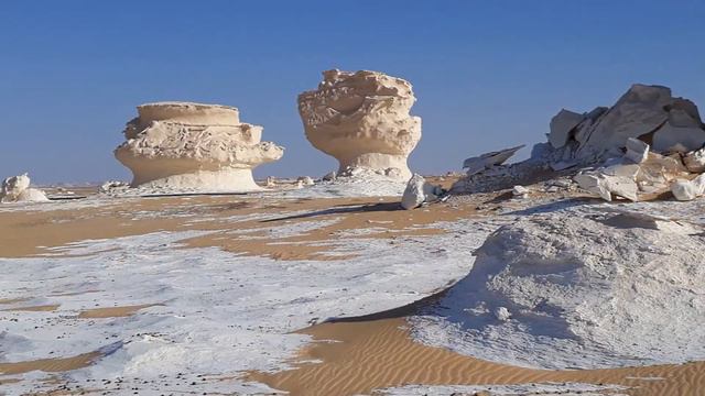 Egypt - Black, White Desert, Crystal Mountain - واحة الفرافرة смотреть онлайн