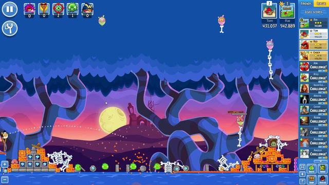 Angry Birds Friends on Facebook Day of the Dead Tournament Level 1 No Power Ups 3 Stars Nov 13 смотреть онлайн