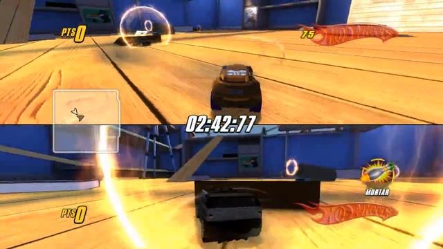 Hot Wheels: Beat That! Bedroom Arena/Battle Split Screen смотреть онлайн
