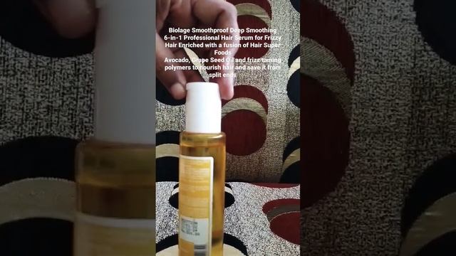 Biolage Smoothproof Deep Smoothing 6-in-1 Professional Hair Serum for Frizzy Hair Enriched смотреть онлайн