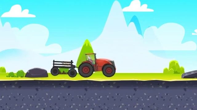 Tractor Farm Mania Car Racing Games - games for kids смотреть онлайн