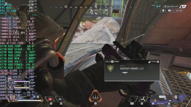 Apex Legends \\ Arc A770 8GB + 7800X3D // X670E AORUS Xtreme // Neo G8 240Hz // Neo G8 240Hz // 108 смотреть онлайн