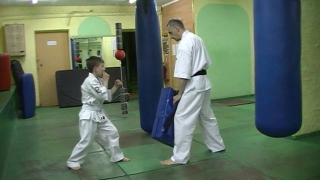 УРОКИ Каратэ Киокушинкай - Удар Лоу Кик ( low kick ) урок № 13 смотреть онлайн
