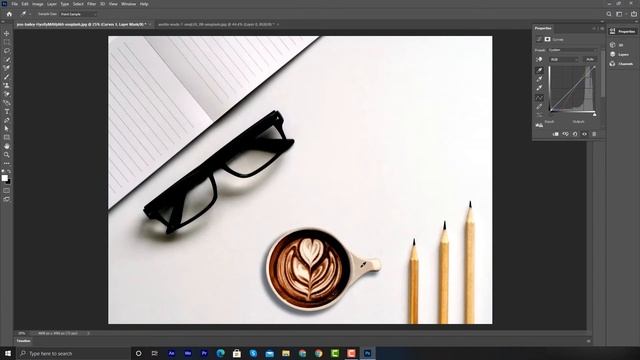 Match color with 2 editing options in Photoshop! смотреть онлайн
