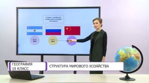География. 10 класс. Структура мирового хозяйства /22.01.2021/