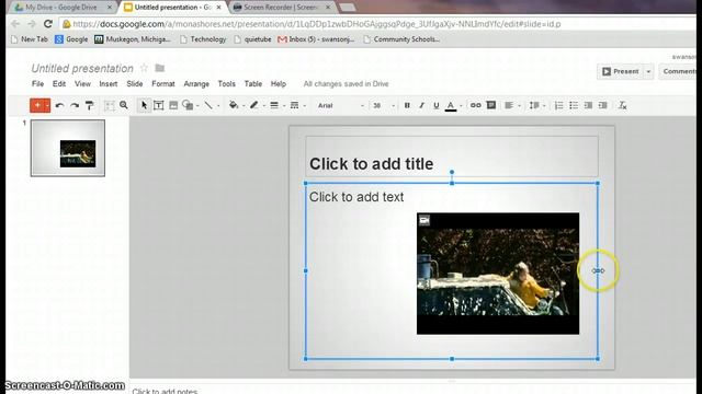 Google Drive - Adding Videos to Presentations смотреть онлайн