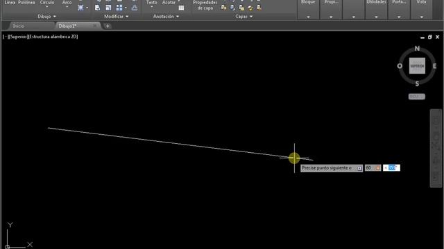 Línea en un ángulo de AutoCAD смотреть онлайн