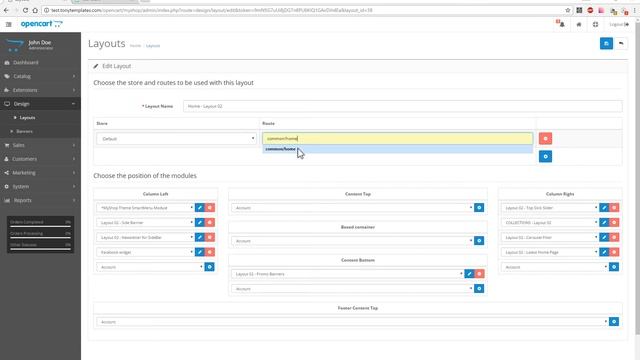Myshop Opencart Theme - How to change homepage layout смотреть онлайн