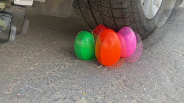 Experiment: Car Vs Crushing Crunchy & Soft