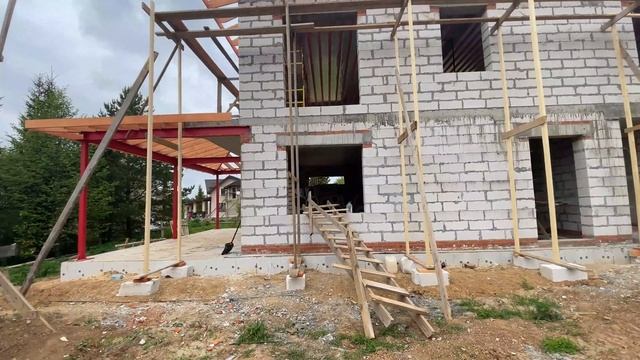 Обустройство кровли на двухэтажном доме смотреть онлайн