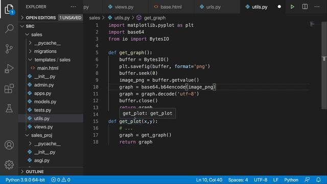 Django and matplotilb integration | How to use matplotlib with Django смотреть онлайн
