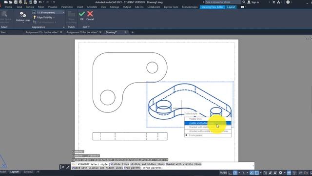 AutoCAD Base From Model Command смотреть онлайн