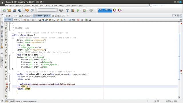3.JAVA OOP - Parameter, This смотреть онлайн