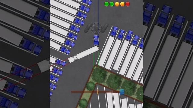Trucking Lesson 60 - Nearly An Impossible Back at Truck Stop смотреть онлайн