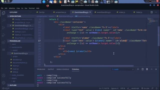 Pemrograman Web 4b : onChange event (InputBox) смотреть онлайн