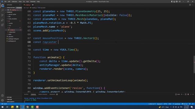 Flee Steering Behavior With Yuka - Three.js & AI Tutorial смотреть онлайн