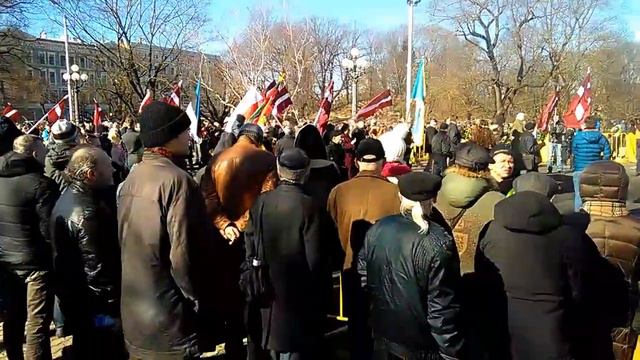 The Day Of The Waffen SS In Latvia (European Union) . День чевствования легионеров СС. 16.03.2017