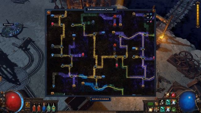 Path of Exile's Delve Map смотреть онлайн