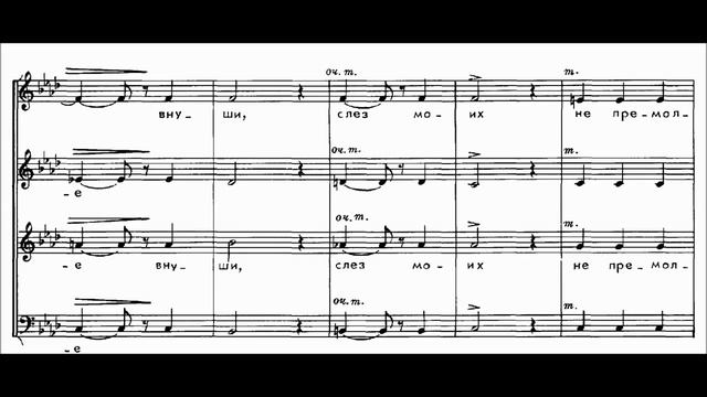 Д.С.Бортнянский «Скажи ми, Господи, кончину мою» смотреть онлайн