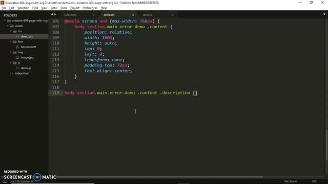 Html Page Not found 404 with SVG | Html CSS3 With Jquery | 2019 Pattern смотреть онлайн