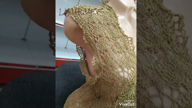 Ажурный жилет. смотреть онлайн