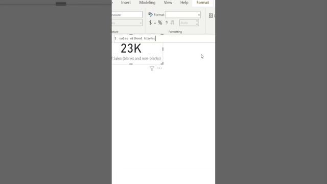 حساب مجموع قيم في عمود مع استثناء القيم التي تتضمن فراغات blanks في عمود آخر في برنامج Power BI смотреть онлайн
