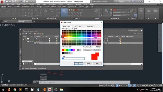 AutoCAD 2019 - Creating A New Layer ( Lesson 13) HD смотреть онлайн