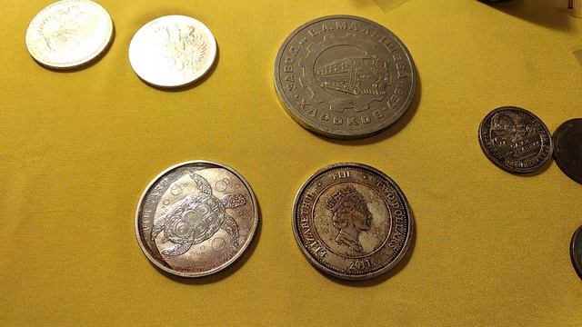 Пришли монеты на очистку и подарки :) Австралия черепаха 2011 медаль и билетики смотреть онлайн