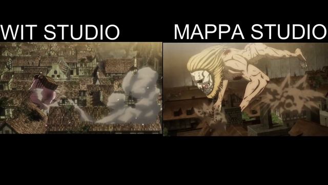 WIT VS MAPPA ATTACK ON TITAN смотреть онлайн