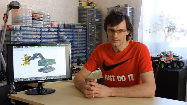 ЛЕГО Техник Валочно-Пакетирующая Машина – Обзор самоделки смотреть онлайн