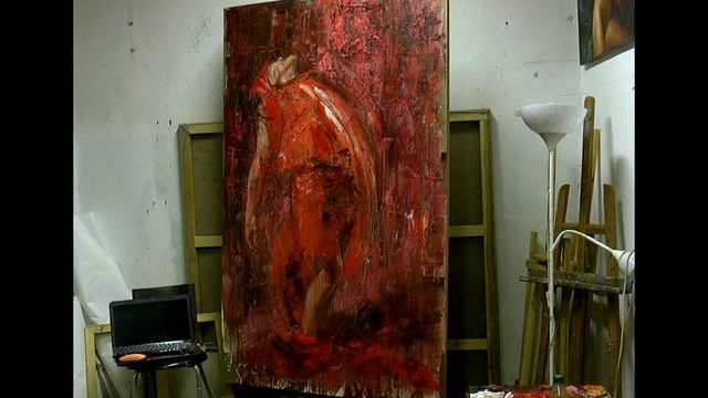 В мастерской художницы Ники Григ #Ника_Григ #Мастерская_художника #Живопись смотреть онлайн