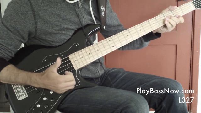 L327 Slap bass groove in Am смотреть онлайн