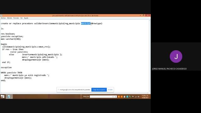 EDITAR TABLA PL/SQL смотреть онлайн