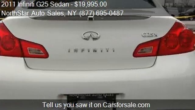 2011 Infiniti G25 Sedan x AWD 4dr Sedan for sale in Long Isl смотреть онлайн