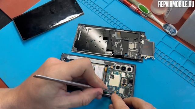 Замена стекла Samsung Galaxy Note 10 5G смотреть онлайн