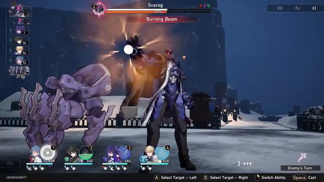 Fight Against Svarog (Normal) - Honkai Star Rail смотреть онлайн