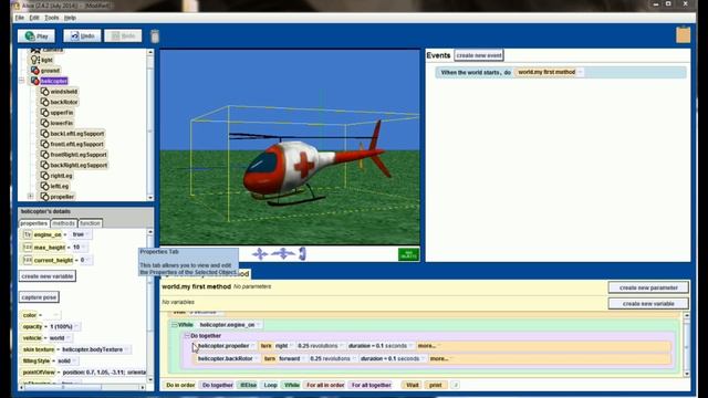Alice Tutorial 2.4 Lesson 12.2 - The While Statement (1 of 2) смотреть онлайн