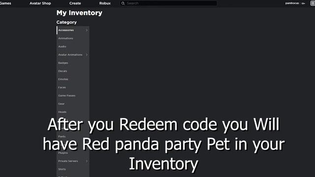 [Roblox] How to get red panda Party Pet ( Promo code ) смотреть онлайн