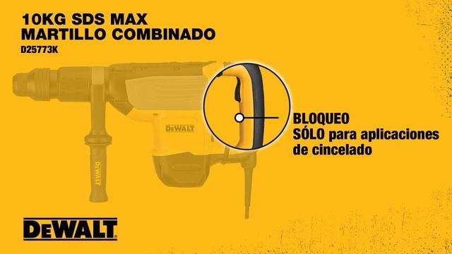 Martillo Combinado SDS MAX DEWALT de 1700 Watts D25773K смотреть онлайн