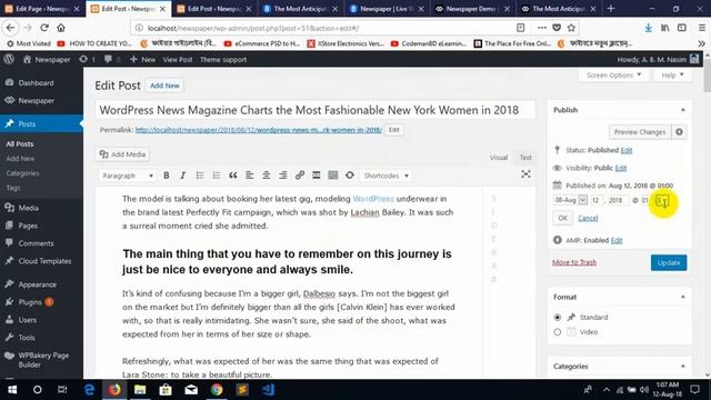 Newspaper 8.8 ( Default Demo ) WordPress Theme Customization - Part-06 смотреть онлайн