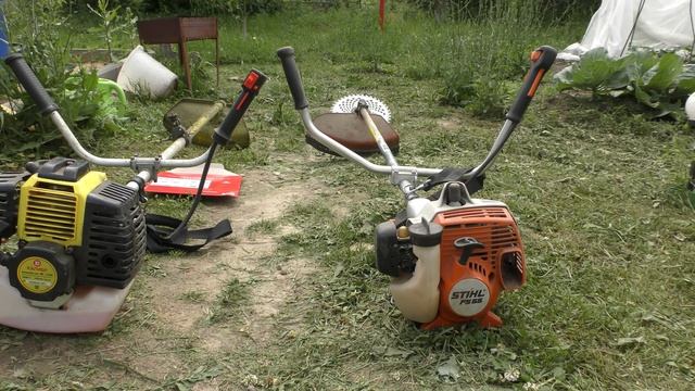 Обзор триммера stihl fs55. Рекомендации по покупки. Сравнение с китайским триммером. смотреть онлайн
