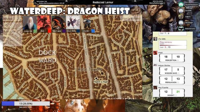 D&D: Waterdeep: Dragon Heist 5e Session 2 Part 2 смотреть онлайн