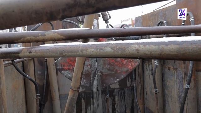 Капитальный ремонт водовода продолжается в Сургуте. Куда идет эта артерия? смотреть онлайн