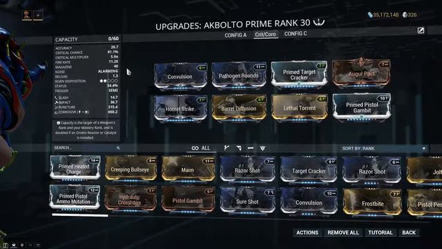 Warframe Akbolto Prime Build (1 Forma) смотреть онлайн