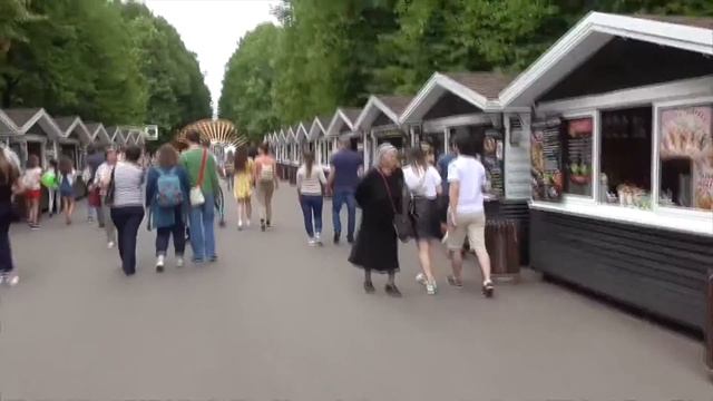 [Псв 4] Дорога пешком от станции метро сокольники до сокольнического парка летним днём акция фонтан смотреть онлайн