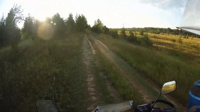 Мопед Альфа ВОЛЖСКИЕ ТРОПЫ ч 4 вдоль озера, падение смотреть онлайн