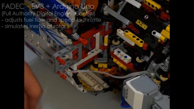 Turbofan Engine Lego Model смотреть онлайн