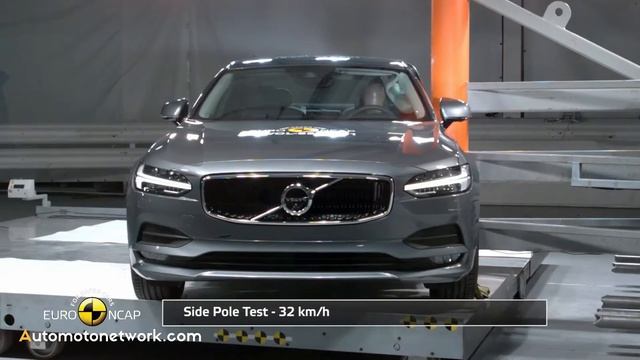 2017 Volvo S90 Crash Test | Five Star Euro Ncap Safety Rating. смотреть онлайн