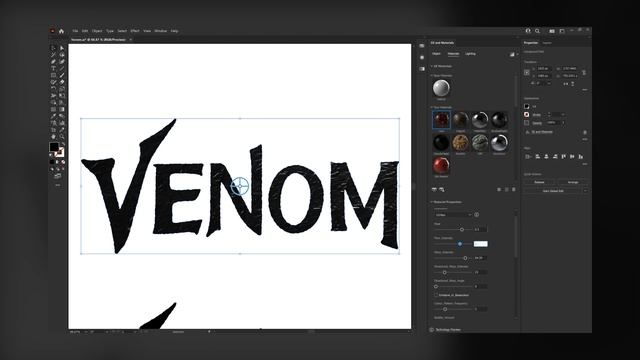 Create INSANE 3D Text Effects in Adobe Illustrator смотреть онлайн