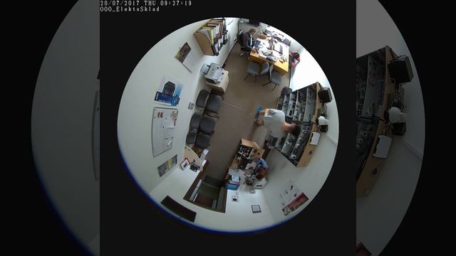 IP Fisheye 4 рыбий глаз камера видеонаблюдения смотреть онлайн